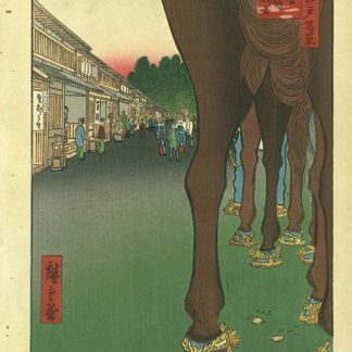 HG164 - Hiroshige - 100 vues d'Edo - Naito Shinjuku Yotsuya -100 vues Edo