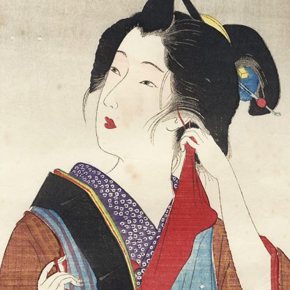 Kiyokata Kaburagi - Neige légère - Usuyuki - Beauté de la 15eme année de l'ère Meiji