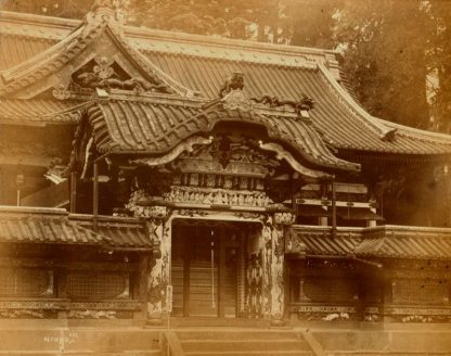 Baron Raimund Stillfried-Rathenitz - Temple de Nikko - Photographie japonaise originale - Vers 1870