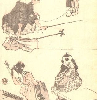 Hokusai - 1850 - Ringa e-hon - Estampe japonaise originale